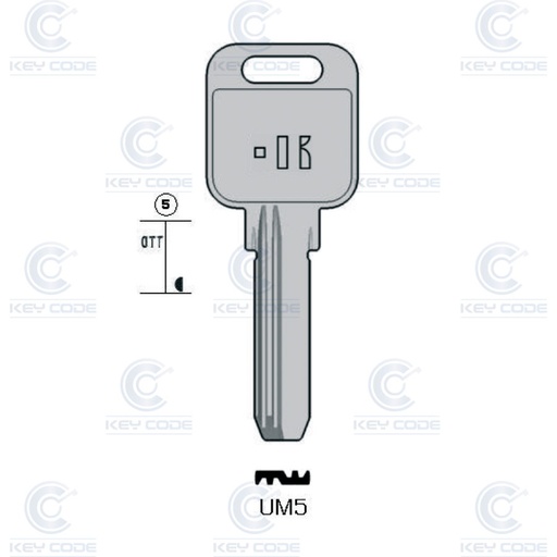 [KL-UM5] LLAVE DE PUNTOS KEYLINE UC5R, UM5 