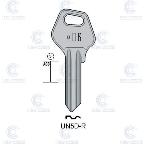 [KL-UN5D-R] CLE KEYLINE UNIVERSELLE UN5D-R (UL050E, U-55D)