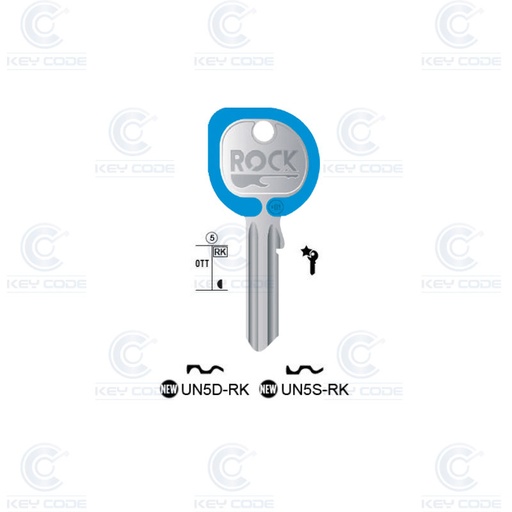 [KL-UN5D-RK-AZ] LLAVE UNIVERSAL KEYLINE UN5D ROCK (UL050DZ, U-5D) AZUL CLARO