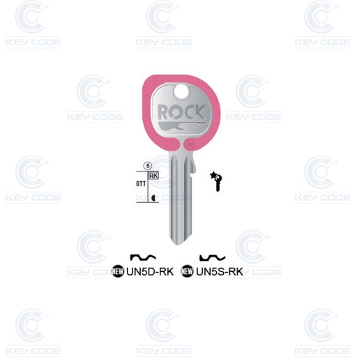 [KL-UN5D-RK-FU] LLAVE UNIVERSAL KEYLINE UN5D ROCK (UL050DZ, U-5D) FUCSIA