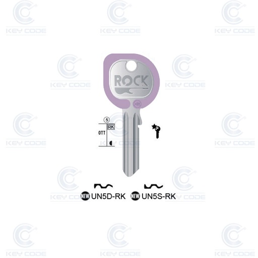 [KL-UN5D-RK-LI] LLAVE UNIVERSAL KEYLINE UN5D ROCK (UL050DZ, U-5D) LILA