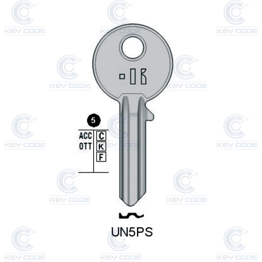 [KL-UN5PS] LLAVE KEYLINE UN5PS (UL059, U-3I) 