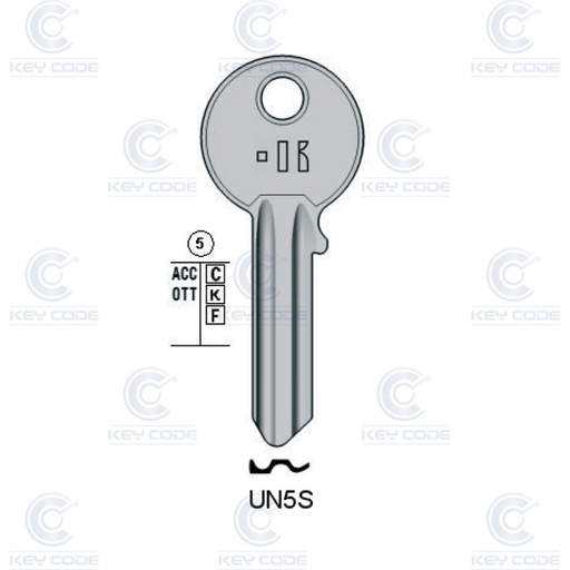 [KL-UN5S] CLE UNIVERSELLE KEYLINE UN5S (UL051, U-5I)
