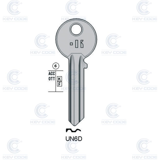 [KL-UN6D] LLAVE KEYLINE UN6D (UL054, U-6D) 