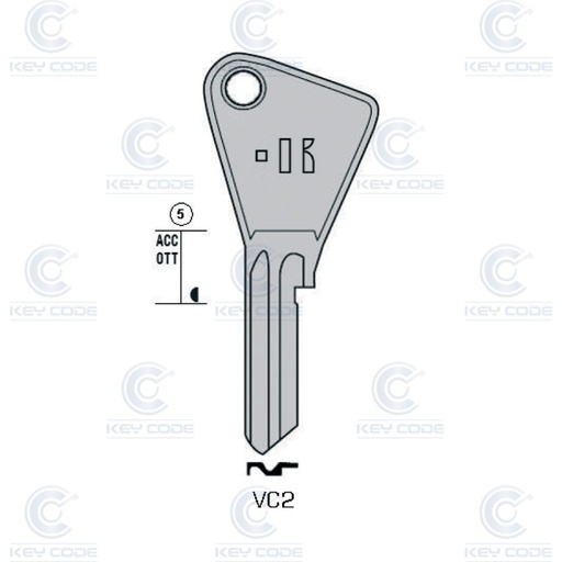 [KL-VC2] LLAVE KEYLINE VC2 (VAC2, VA-8D)