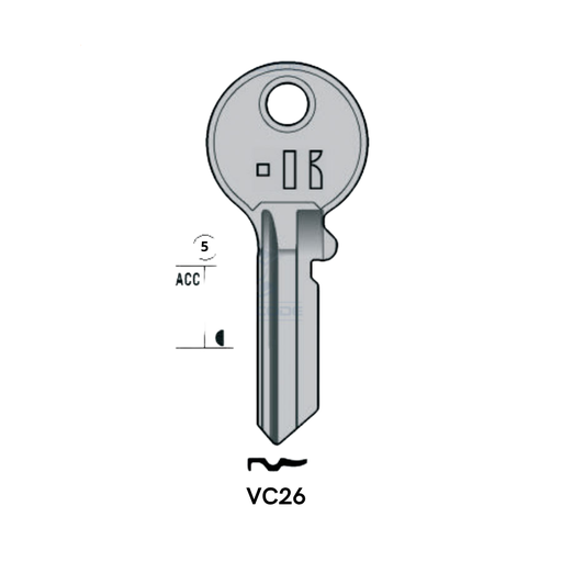 [KL-VC26] CLE KEYLINE VC26 (VAC151, VA-75D)