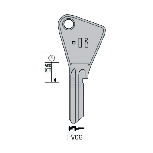 [KL-VC8] CLÉ KEYLINE VC8 (VAC48, VA-36)