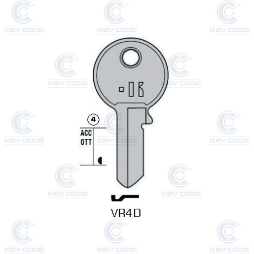[KL-VR4D] LLAVE KEYLINE VR4D (VI082, VI-4I)