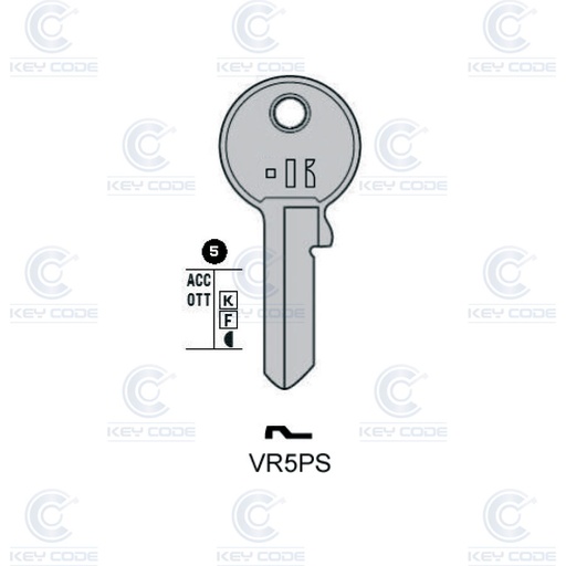 [KL-VR5PS] LLAVE KEYLINE VR5PS (VI087, VI-2D) 