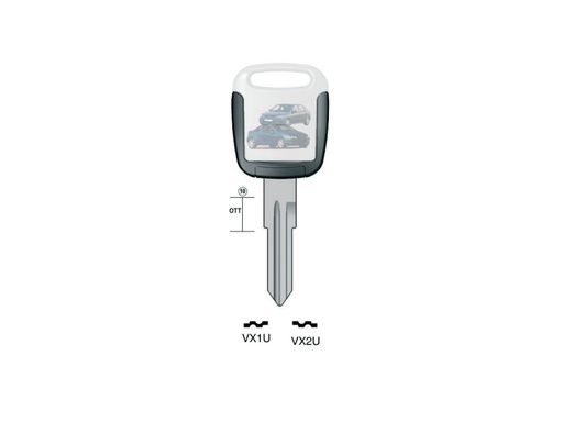 [KL-VX1U] EBAUCHE KEYLINE OPEL VX1U (HU46, OP-SP)