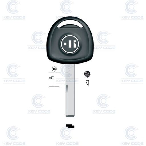 [KL-VX3TK] POD KEY OPEL, VAUXHALL VX3 (YM27, OP-WYP)