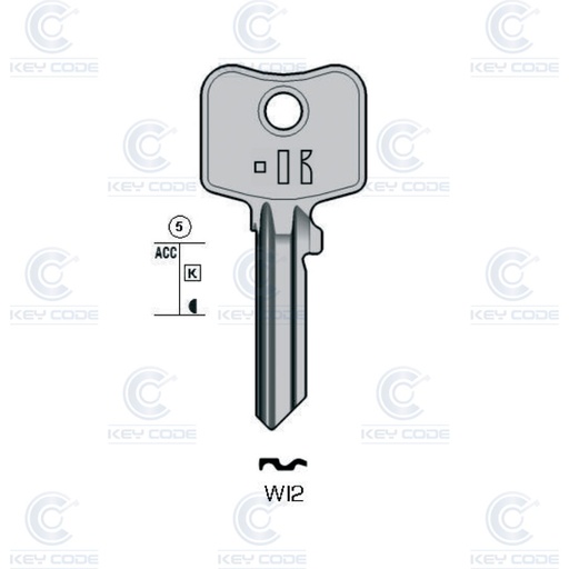 [KL-WI2] LLAVE KEYLINE WILKA WI2 (WK55, WIL-5D)