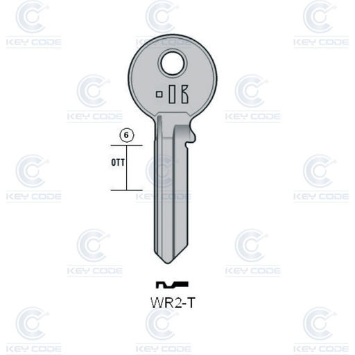 [KL-WR2-T] LLAVE KEYLINE WEISER WR2-T (WEI2, WEI-2)