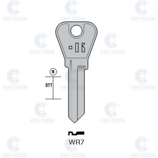 [KL-WR7] LLAVE KEYLINE WEISER WR7 (WEI7, WEI-1)