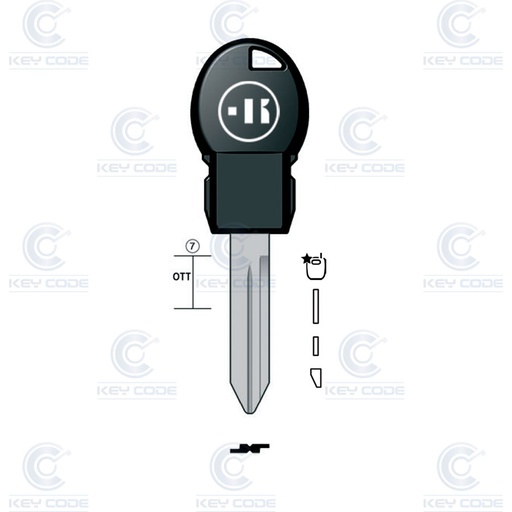 [KL-Y170TK] POD KEY CHRYSLER Y170 (CHR-15P1)