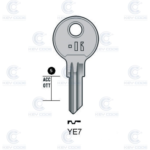 [KL-YE7] CLE KEYLINE YE7 (YA4, YA-11D) 