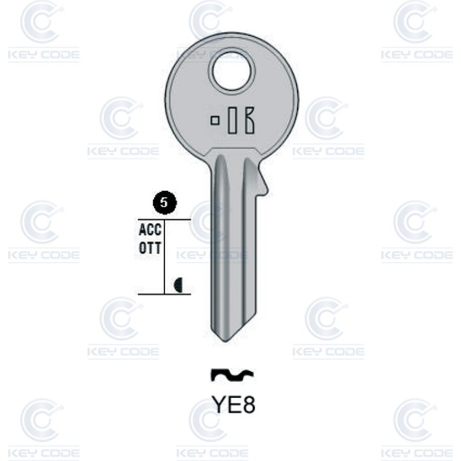 [KL-YE8] CLE KEYLINE YE8 (YA3, BK-2D) 
