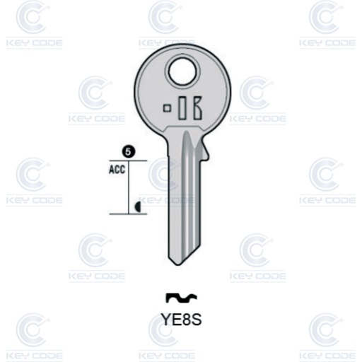 [KL-YE8S] CLE KEYLINE YALE YE8S (YA3R, YA-13I) 
