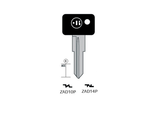 [KL-ZAD10P] LLAVE PARA MOTO ZADI, APRILIA KEYLINE ZAD10P (ZD10P, ZA-2P)