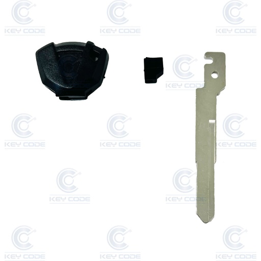 [KW15LT01-N] CLE RECHANGE POUR TRANSPONDEUR KAWASAKI NOIR/ROUGE