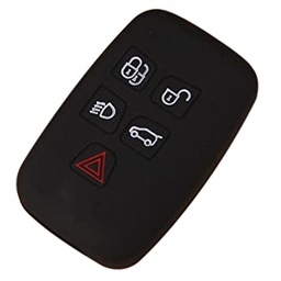 [LRFS5B-N] FUNDA DE SILICONA PARA MANDOS KEYLESS DE 5 BOTONES DE LAND ROVER - NEGRO