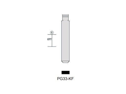[MAPG33ES01] EBAUCHE KEYLINE PSA PG33 (VA2, TP12CIT) POUR MAVIK