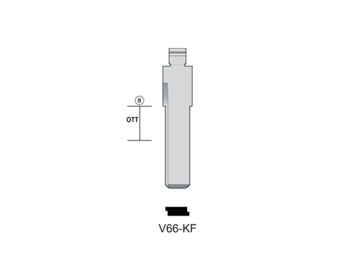 [MAV66ES01] EBAUCHE KEYLINE VAG V66 (HU66) POUR MAVIK