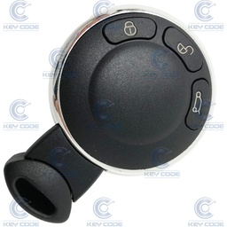 [MN100TE02-KL-AF] MINI KEYLESS REMOTE 868 FSK MHZ ROUND REMOTE 3 BUTTONS (661234563671) PCF7945C / 7952A