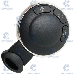 [MNCS3B-KL] CARCASA MINI MODELO REDONDO KEYLESS 3 BOTONES 