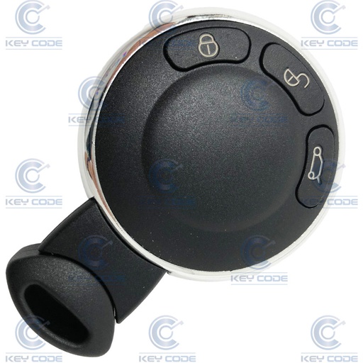 [MNCS3B-KL] CARCASA MINI MODELO REDONDO KEYLESS 3 BOTONES  