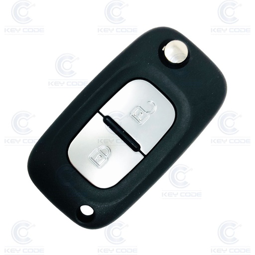 [MR106TE01-OE] TELECOMMANDE PLIABLE AVEC 2 BOUTONS POUR MERCEDES CITAN PCF7961 ID46 433 Mhz ASK - ORIGINALE