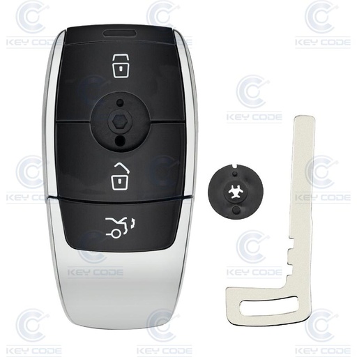 [MR64CS3B-KL] COQUE TELECOMMANDE MERCEDES 3 BOUTONS KEYLESS HU64