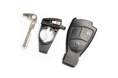 [MRCS3B02] CARCASA COMPLETA DE MANDO INTELIGENTE INFRARROJO 3 BOTONES CON PORTAPILA Y ESPADIN 
