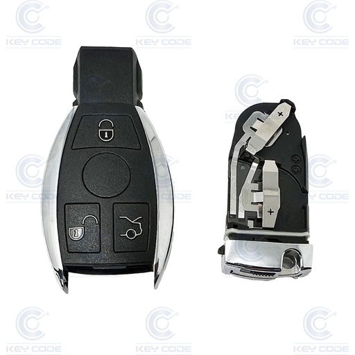 [MRCS3B-IRC] MERCEDES CHROMED INFRARED REMOTE CASE 3 BUTTONS