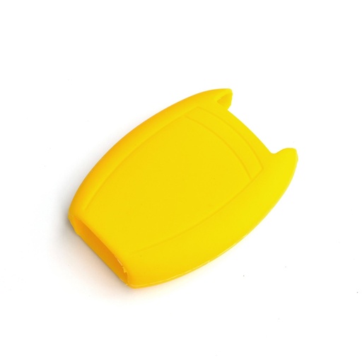 [MRFS-AM] CAPA DE SILICONE PARA CONTROLES REMOTOS KEYLESS DE 3 BOTÕES MERCEDES - AMARELO