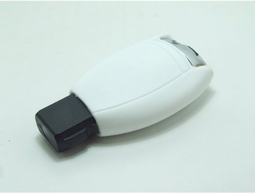 [MRFS-B] CAPA DE SILICONE PARA CONTROLES REMOTOS KEYLESS DE 3 BOTÕES MERCEDES - BRANCA